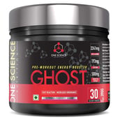 One Science Nutrition Pre-Workout Energy Booster Ghost  Strawberry-Kiwi 390g