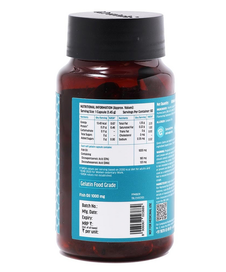 HK Fish Oil 1000mg EPA and DHA 120mg