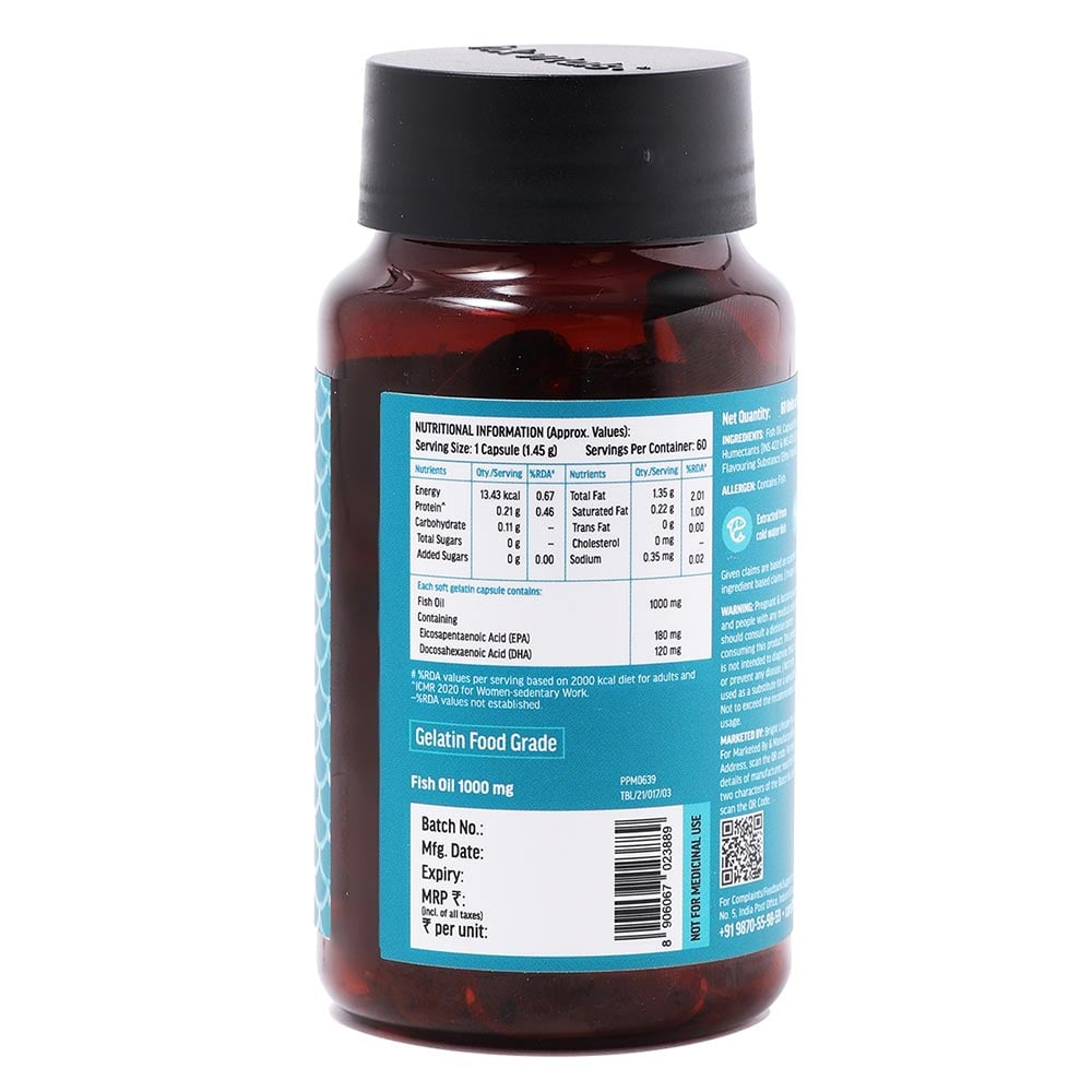 HK Fish Oil 1000mg EPA and DHA 120mg