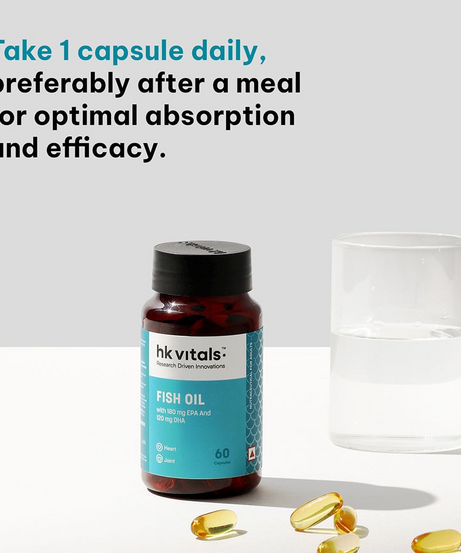 HK Fish Oil 1000mg EPA and DHA 120mg