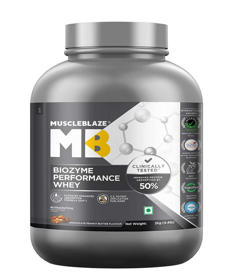 MuscleBlaze Biozyme Performance Whey 2kg