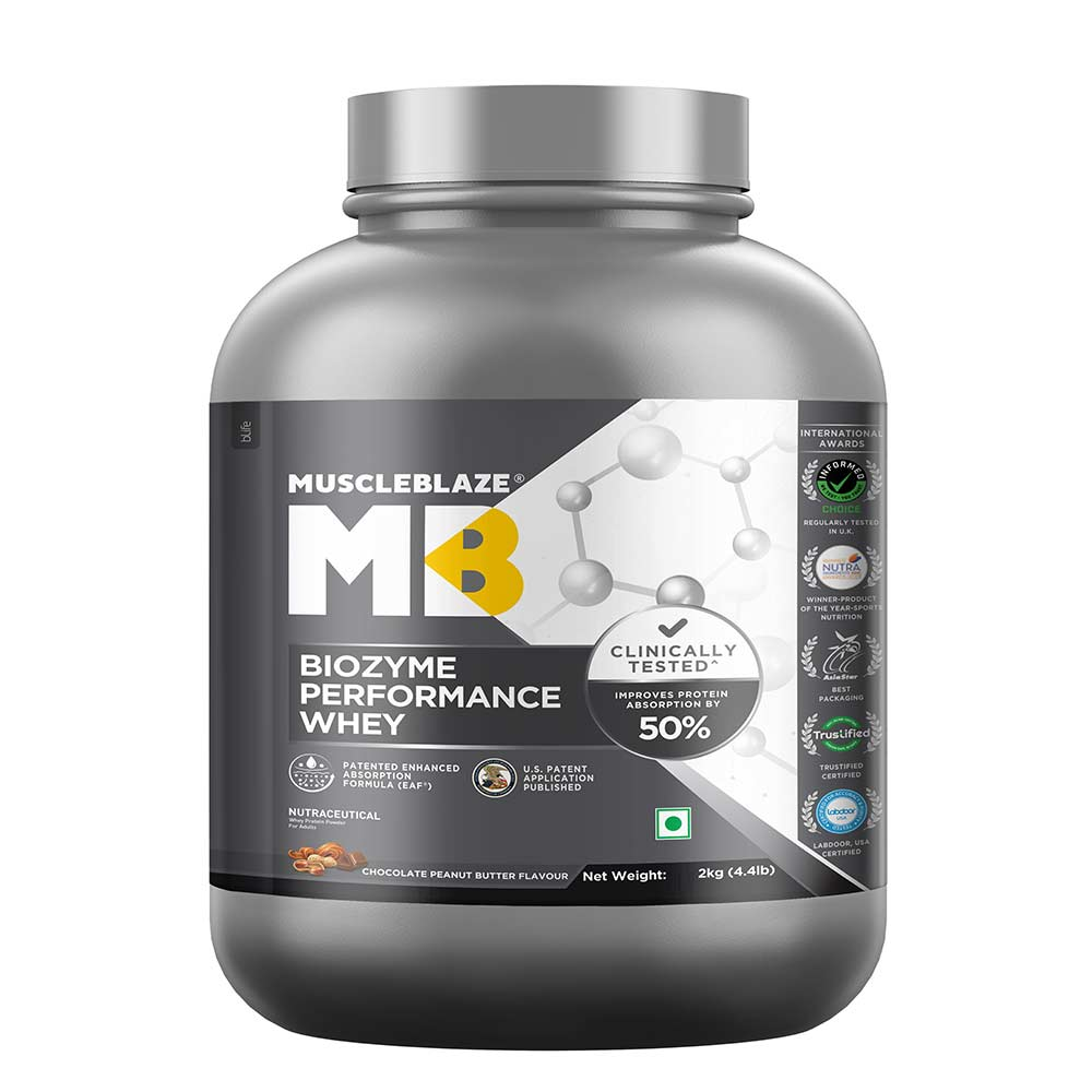 MuscleBlaze Biozyme Performance Whey 2kg
