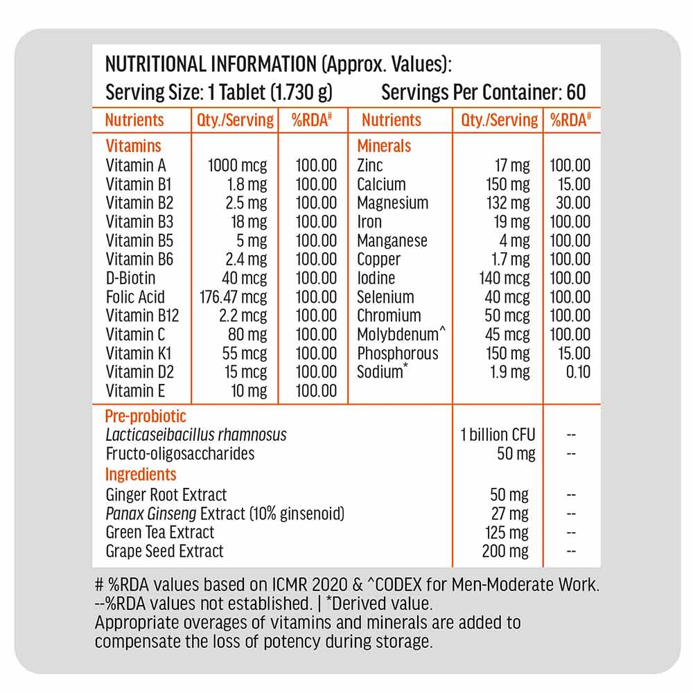 Hk Vitals Multivitamin+Men