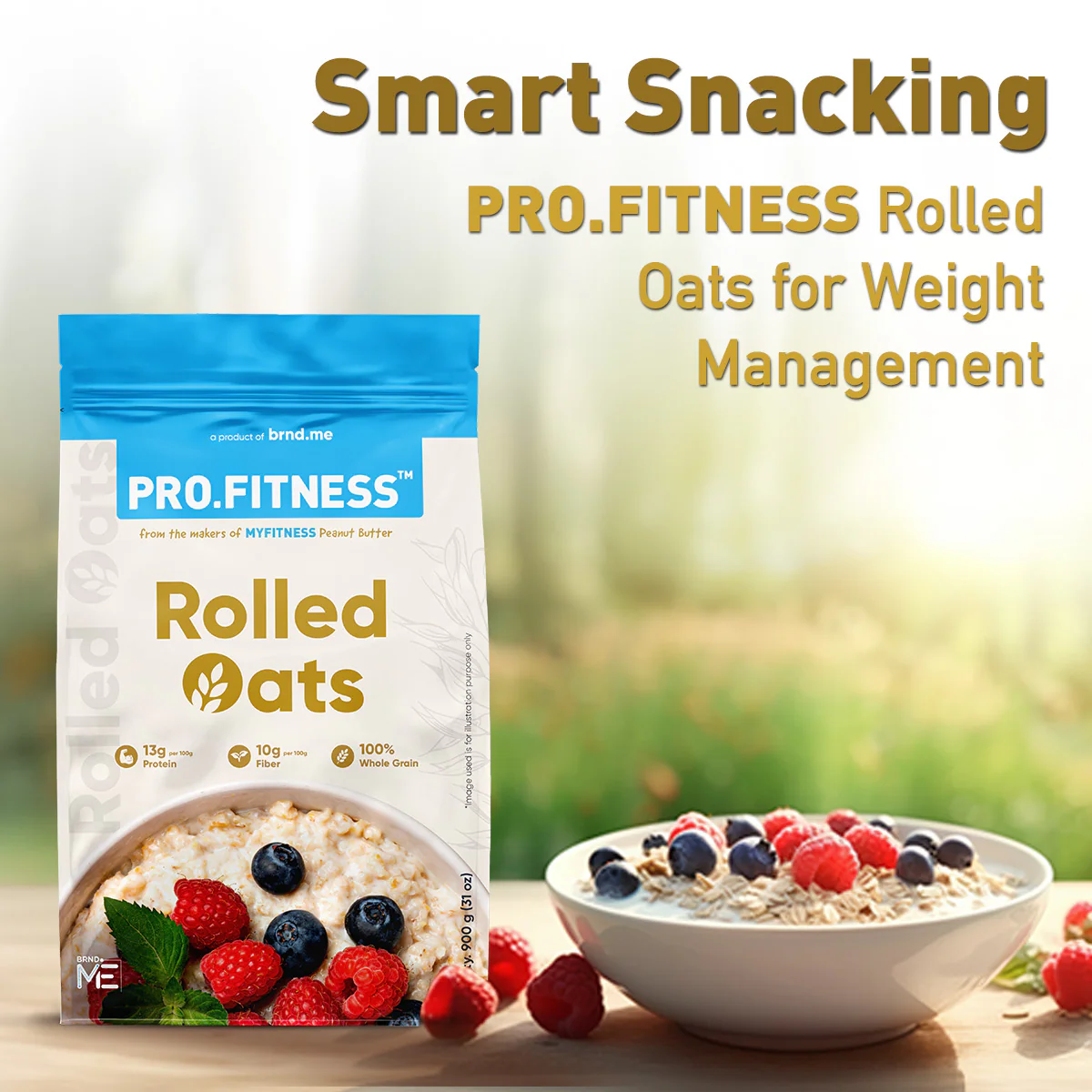 My Fitness Rolled Oats 900g