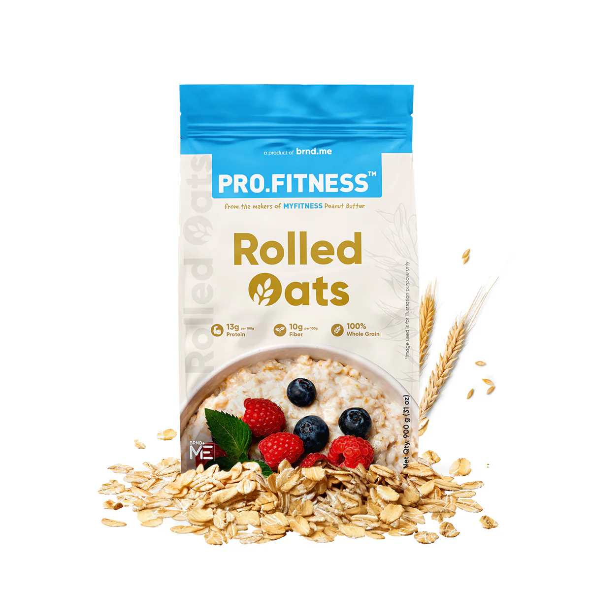 My Fitness Rolled Oats 900g