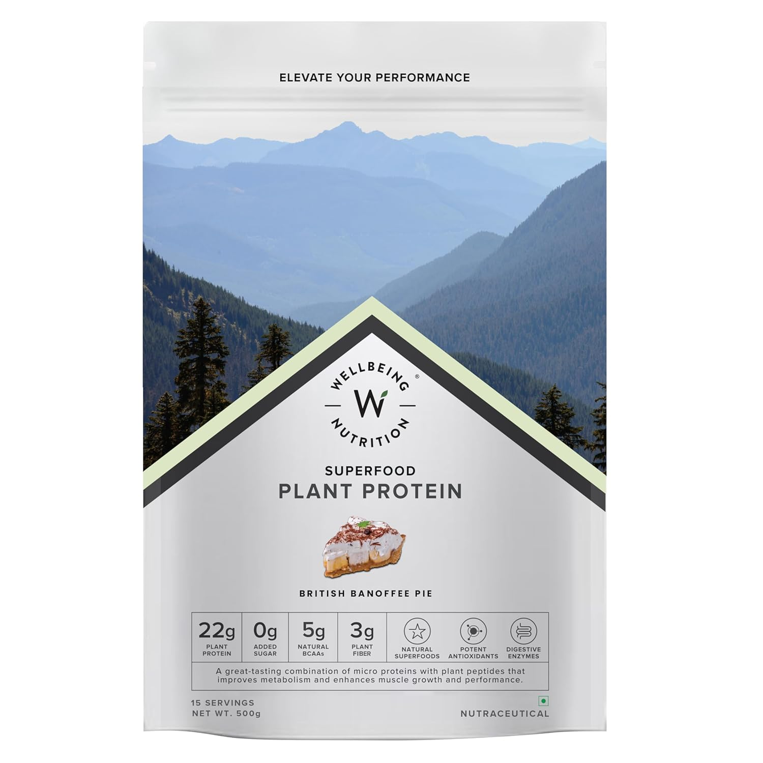 Wellbeing Nutrition Superfood Plant Protein 500g