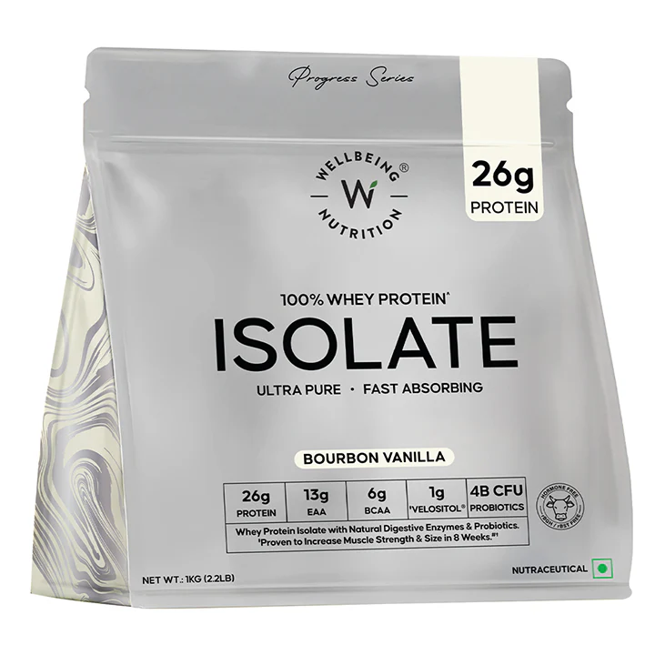 Wellbeing Nutrition 100% Whey Protein Isolate 1kg