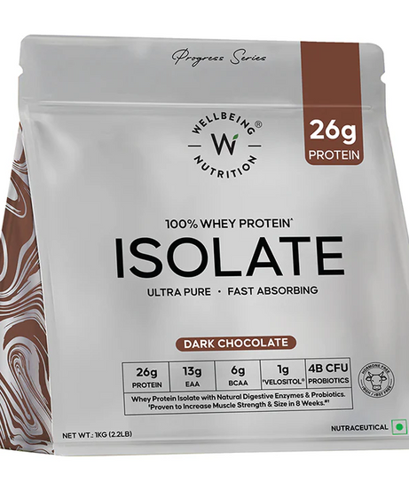 Wellbeing Nutrition 100% Whey Protein Isolate 1kg