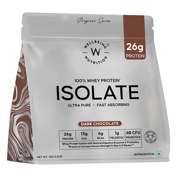 Wellbeing Nutrition 100% Whey Protein Isolate 1kg